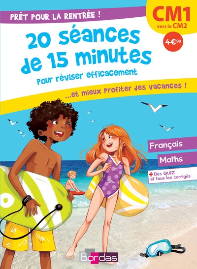 Prêt pour la rentrée ! cm1 vers le cm2 20 séances de 15 minutes pour réviser efficacement - Image principale