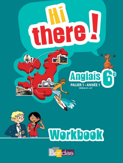 Hi there ! anglais 6e 2012 workbook élève - Image principale
