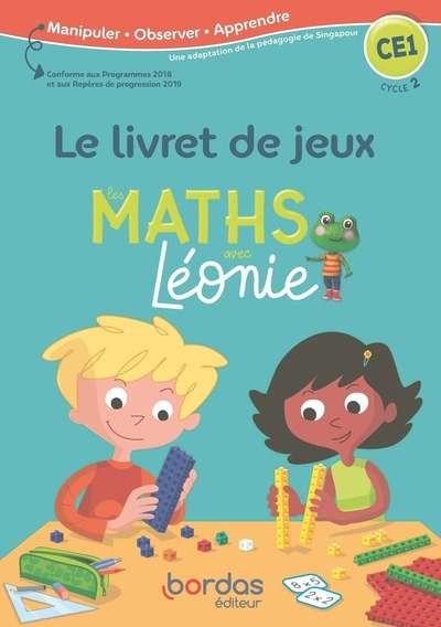 Les maths avec léonie ce1 2020 livret jeux - Image principale
