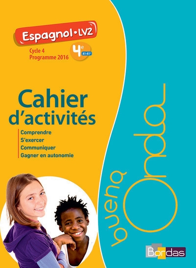Buena onda collège espagnol lv2 4e 2017 cahier d'activités élève - Image principale