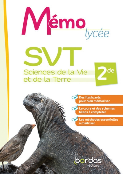 Mémo lycée - svt 2de - 2022 - livret - élève - Image principale