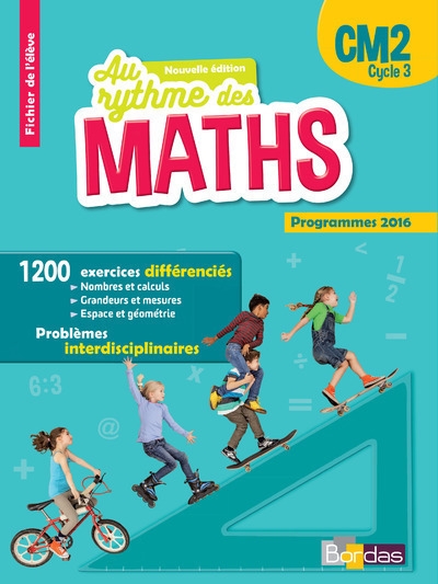 Au rythme des maths cm2 cycle 3 fichier l'élève 2016 - Image principale