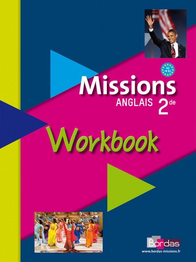 Missions anglais 2de 2009 workbook élève - Image principale
