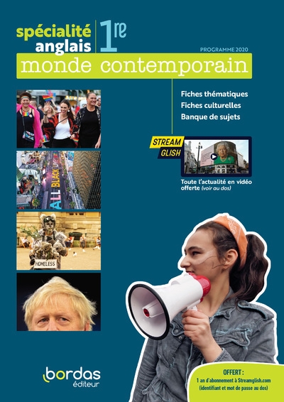Anglais spécialité monde contemporain 1re 2020 fichier élève - Image principale