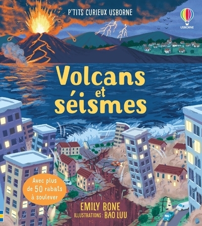 Volcans et séismes - p'tits curieux usborne - Image principale