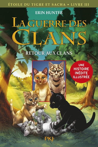 La guerre des clans - bd : etoile du tigre et sacha - tome 3 retour aux clans - Image principale