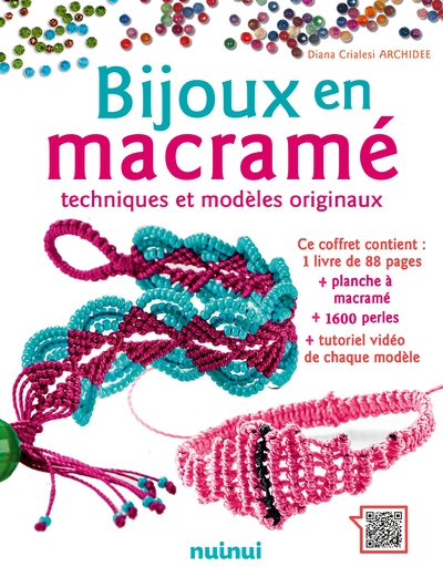 Bijoux en macramé - techniques et modèles originaux (nouvelle édition - coffret) - Image principale
