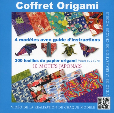 Coffret origami motifs japonais - Image principale