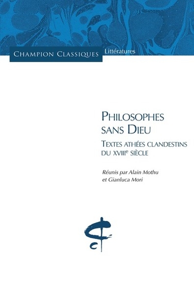 Philosophes sans dieu. textes athées clandestins d - Image principale