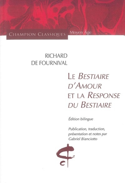 Bestiaire d'amour et la response du bestiaire - Image principale
