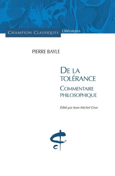 De la tolérance. commentaire philosophique - Image principale
