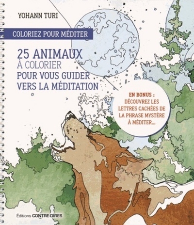 Coloriez pour méditer - 25 animaux à colorier pour nous guider à la méditation - Image principale
