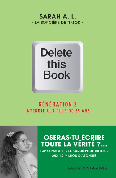 Delete this book - génération z interdit aux plus de 25 ans - Image principale