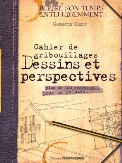 Cahier de gribouillages dessins et perspectives - Image principale