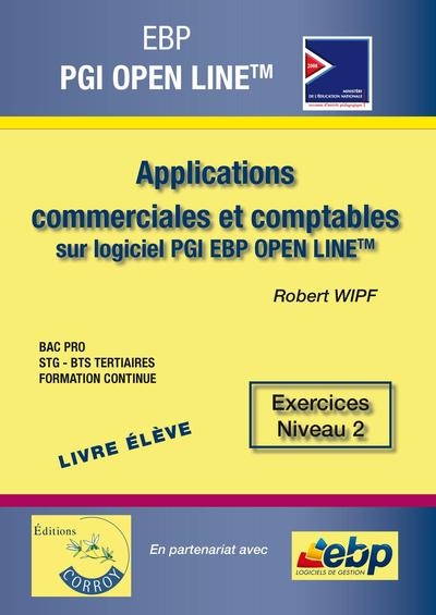 Ebp pgi open line pme livre eleve exercices niveau 2 application commerciales - Image principale