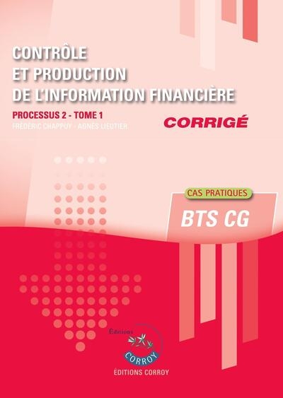 Contrôle et production de l'information financière tome 1 - corrigé - Image principale
