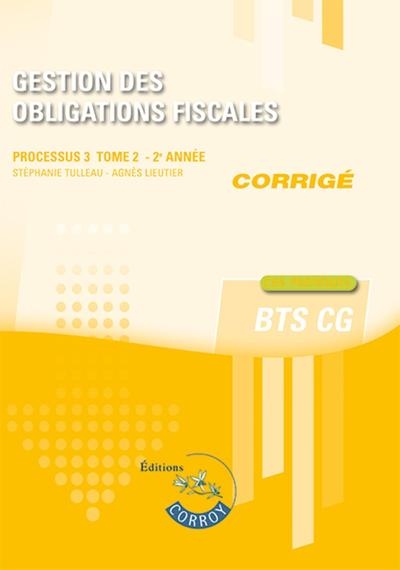 Gestion des obligations fiscales - tome 2 - corrigé - Image principale