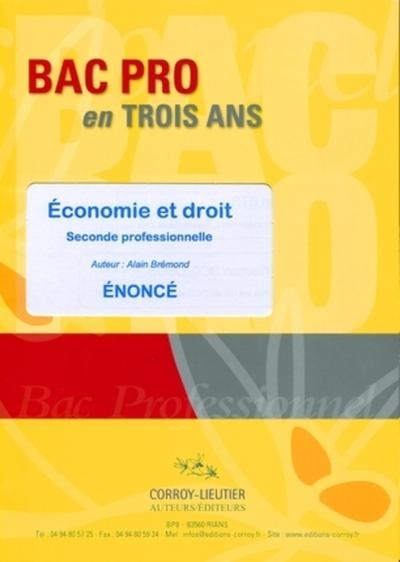 Économie et droit - pochette énoncé - Image principale