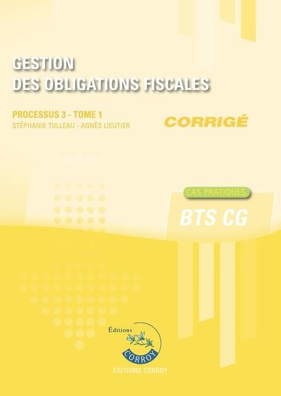 Gestion des obligations fiscales - tome 1 - corrigé - Image principale