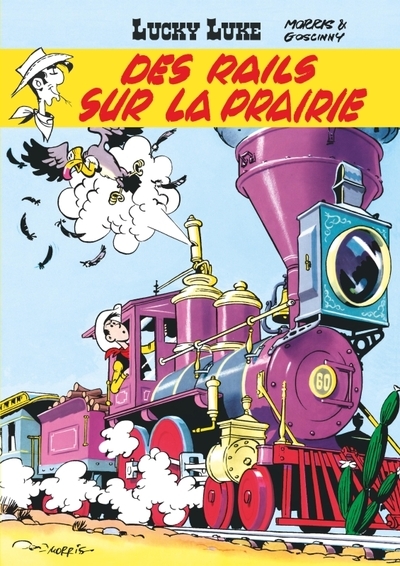 Lucky luke - tome 9 - des rails sur la prairie - Image principale