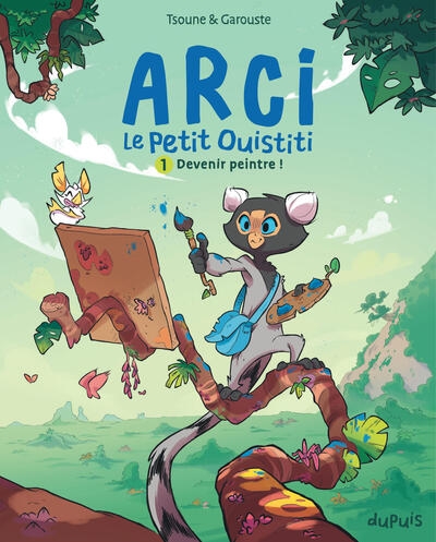 Arci, le petit ouistiti - tome 1 - devenir peintre ! - Image principale