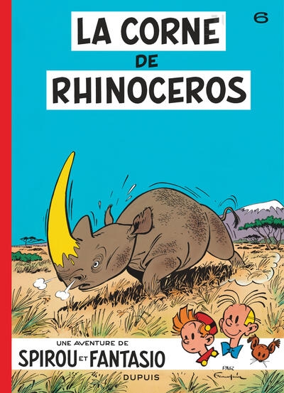 Spirou et fantasio - tome 6 - la corne de rhinocéros - Image principale