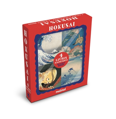 Hokusai - livres magnétiques - 1 coffret, 4 magnets (fr-ing) - Image principale