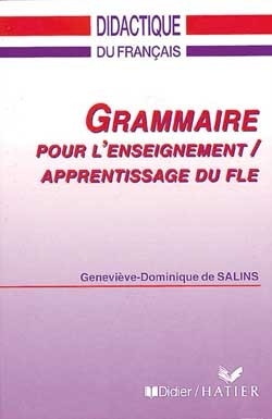 Grammaire pour l'enseignement/apprentissage du fle - livre - Image principale