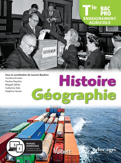 Histoire géographie - terminale bac pro enseignement agricole (2019) - manuel élève - Image principale