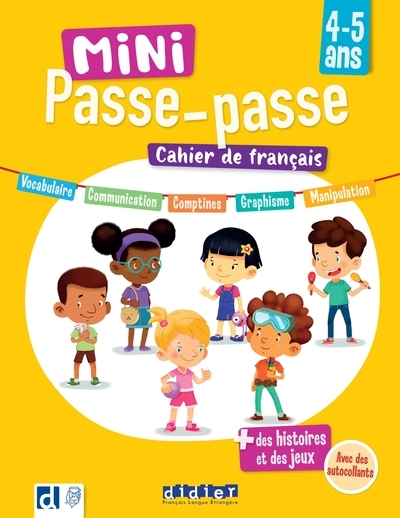 Mini passe-passe 4-5 ans - cahier de français - Image principale