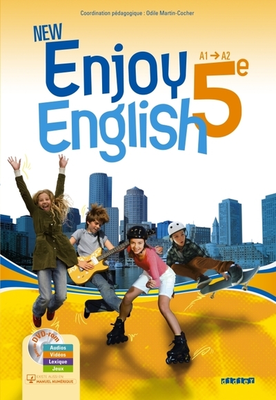 New enjoy english - anglais 5e éd. 2012 - manuel de l'élève - Image principale