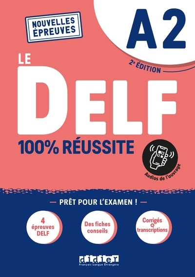 Le delf a2 100% réussite - édition 2021-2022 - livre + didierfle.app - Image principale