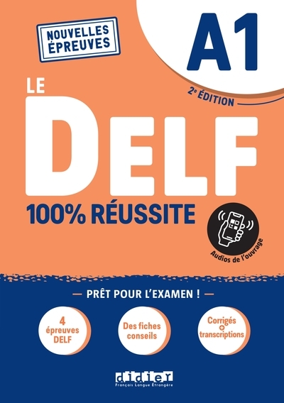 Le delf a1 100% réussite - édition 2021-2022 - livre + didierfle.app - Image principale