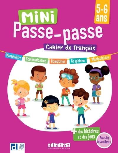 Mini passe-passe 5-6 ans - cahier de français - Image principale