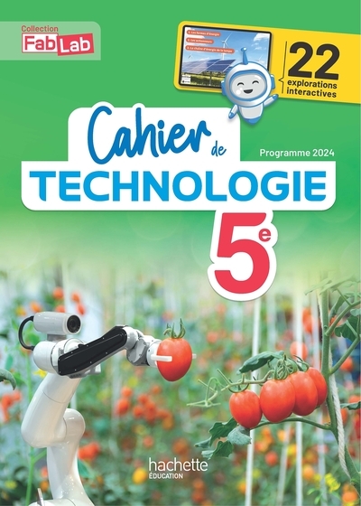 Cahier de technologie 5e - ed. 2025 - Image principale