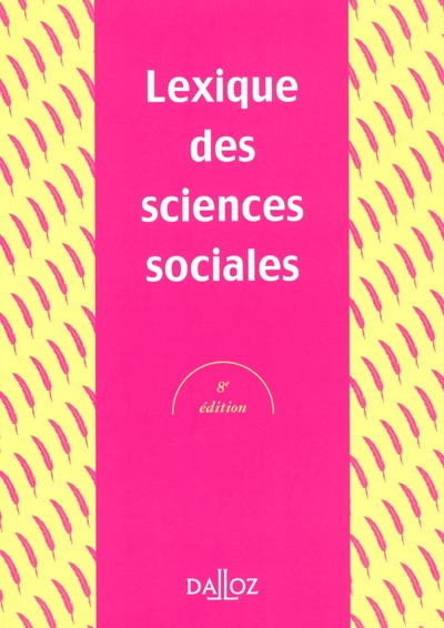 Lexique des sciences sociales. 8e éd. - Image principale