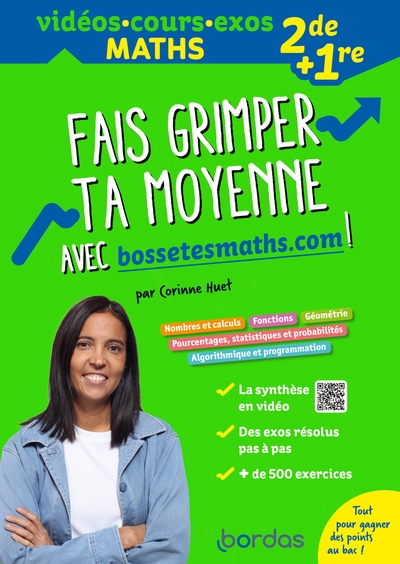 Fais grimper ta moyenne avec bossetesmaths.com ! 2de + 1re - Image principale
