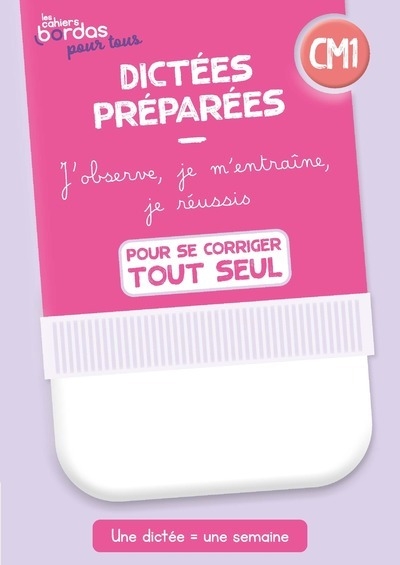 Cahiers bordas pour tous - dictées cm1 - 2023 - cahier corrigé - Image principale