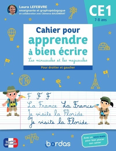 Cahier pour apprendre à bien écrire ce1 - Image principale