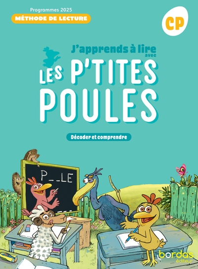 J'apprends à lire avec les p'tites poules - méthode de lecture cp - 2025 - manuel - élève - Image principale