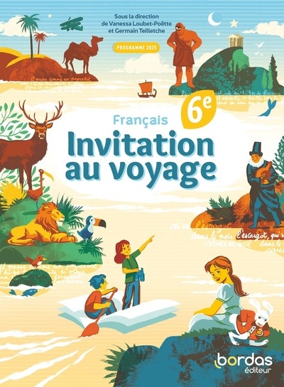 Invitation au voyage - français 6e - 2025 - manuel - élève - Image principale