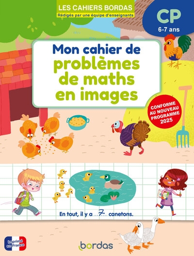 Les cahiers bordas - mon cahier de problèmes de maths en images cp - Image principale
