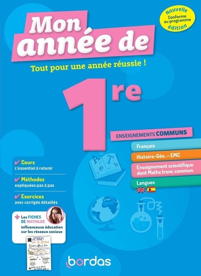 Mon année de 1re enseignements communs - Image principale