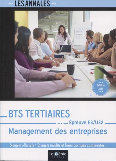 Bts tertiaires - management des entreprises - edition 2019 - Image principale