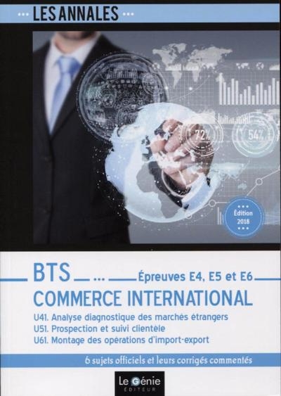 Bts commerce international - épreuves e4, e5 et e6 - Image principale