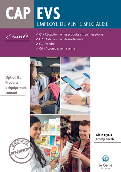 Cap evs c1.c2.c3.c4 - option b - 2ème année - Image principale