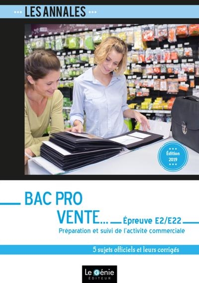 Bac pro vente - épreuve e2/e22 - Image principale