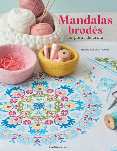 Mandalas brodés au point de croix - Image principale