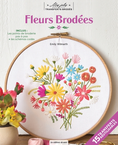 Mes jolis transferts brodés : fleurs & nature brodées - Image principale