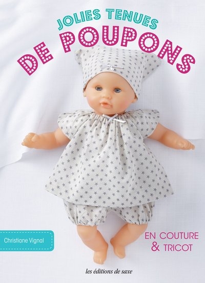 Jolies tenues de poupons en couture & tricot - Image principale